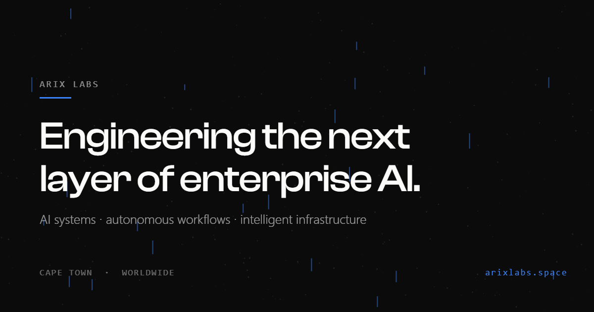 Arix Labs — official preview image